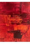 passion rouge huile sur toile