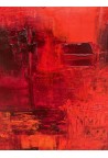 passion rouge huile sur toile