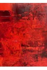 passion rouge huile sur toile